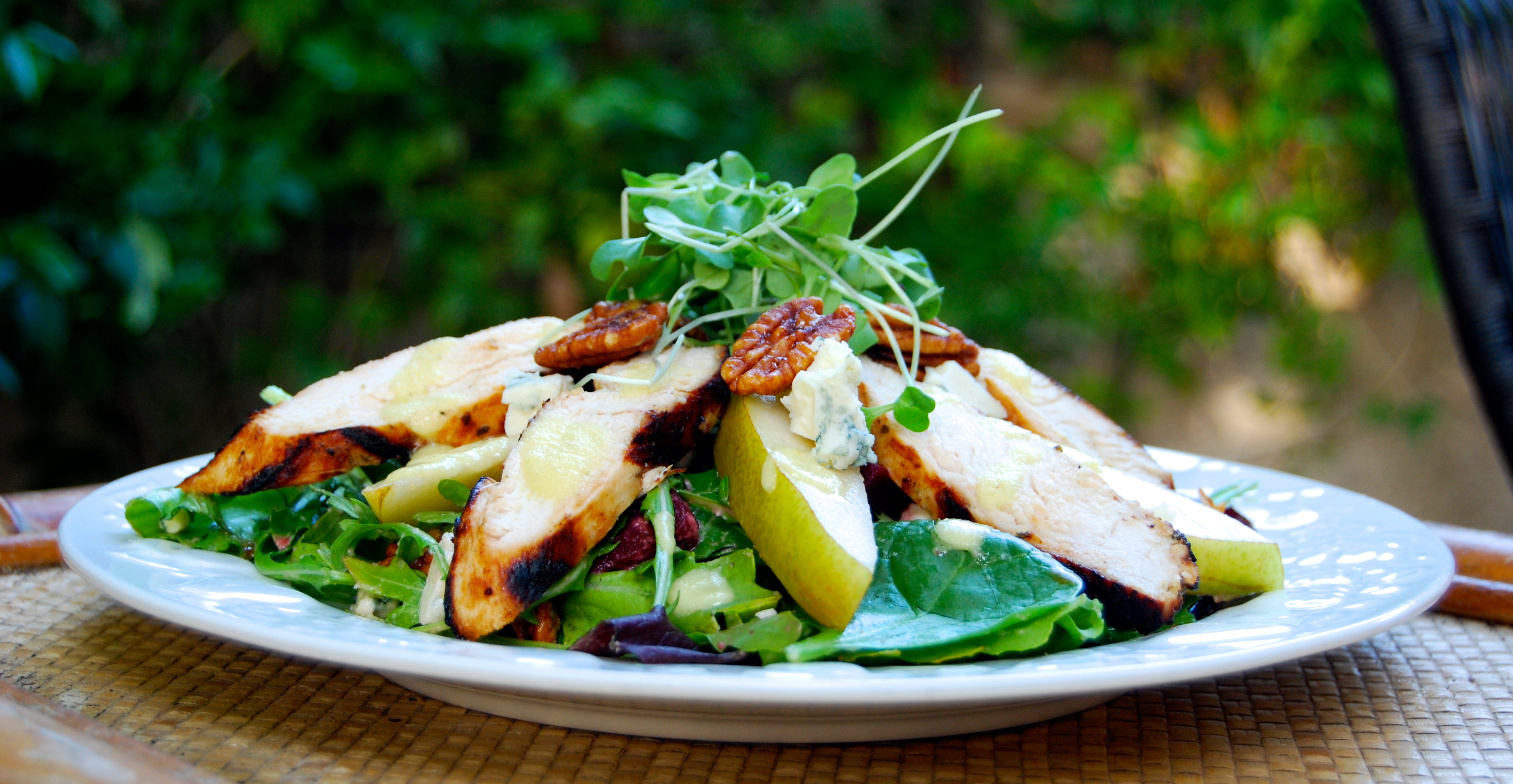 Image result for grilled chicken pear salad